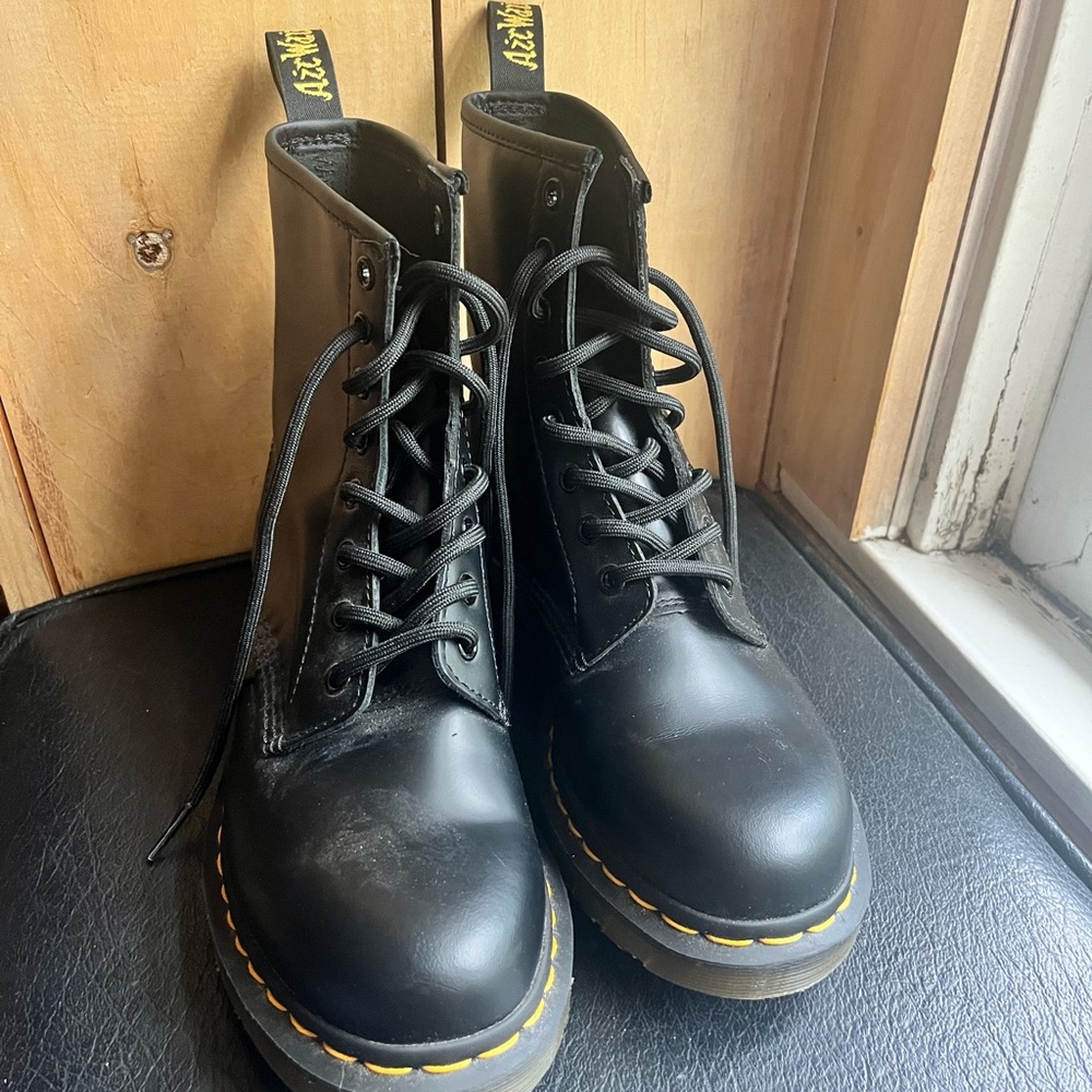 Dr. Martens Black Lace-Up Boots